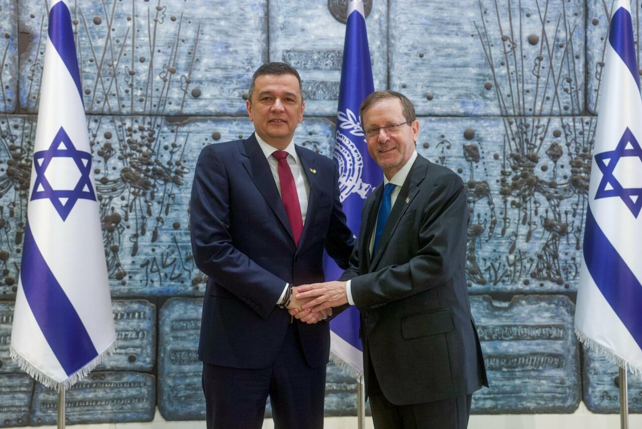 Sorin Grindeanu s-a întâlnit cu președintele Israelului: ”Multe companii românești ar putea găsi aici oportunități de afaceri”