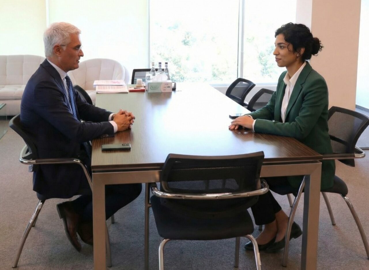 Dragoș Pîslaru, întâlnire cu Lolita, cântăreața generată cu ajutorul AI. „I-am proiectele pe fonduri europene ale anului 2026” 