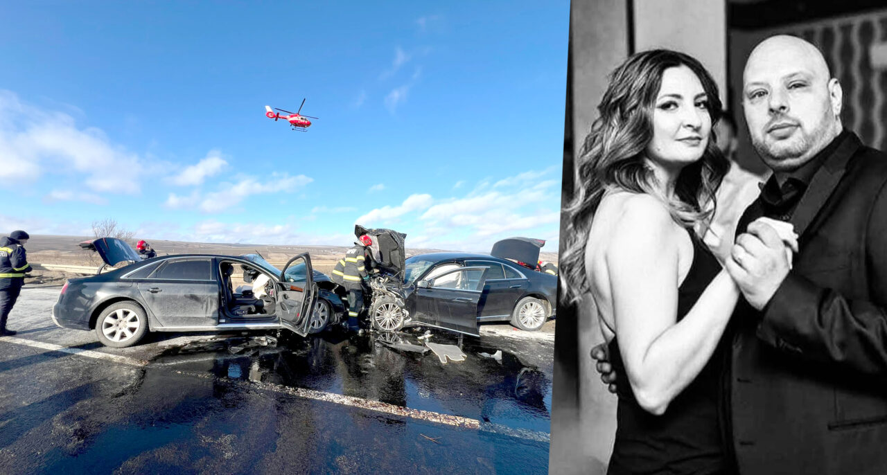 Accident rutier tragic în comuna Ciortești. Un afacerist a decedat murit și soția sa însărcinată e în comă. Fătul nu a putut fi salvat