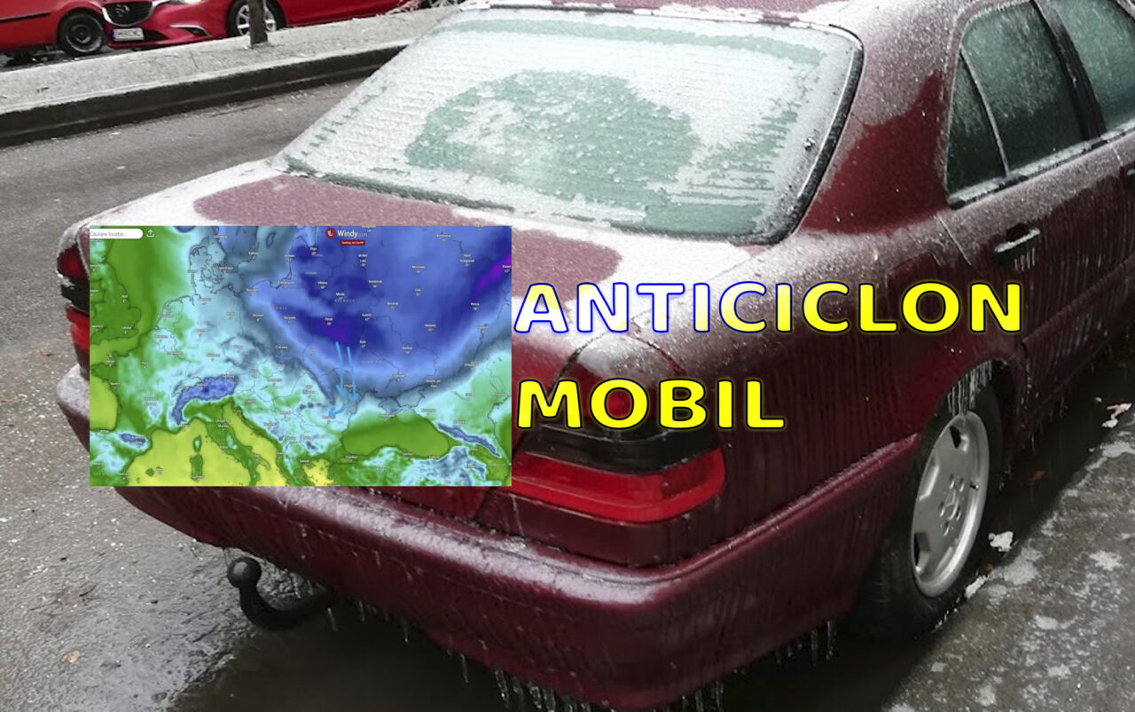 Anticiclonul mobil aduce „iadul alb” peste România. Ninsori abundente și temperaturi extreme