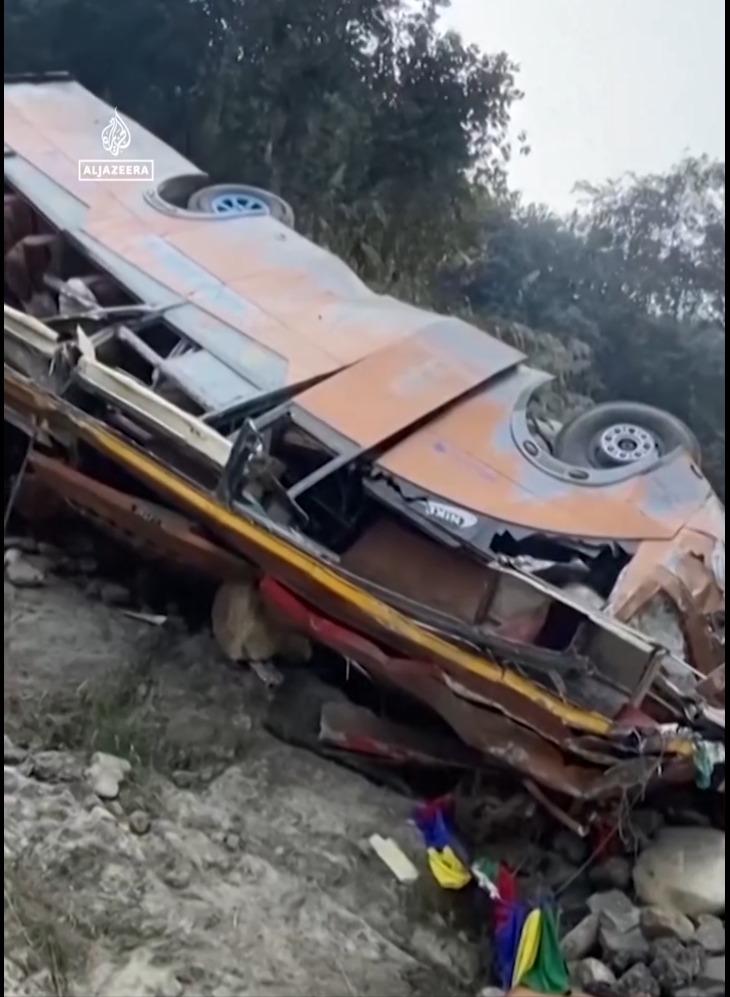 Accident rutier în Nepal cu 19 morți și 25 de răniți după ce un autobuz s-a răsturnat în prăpastie