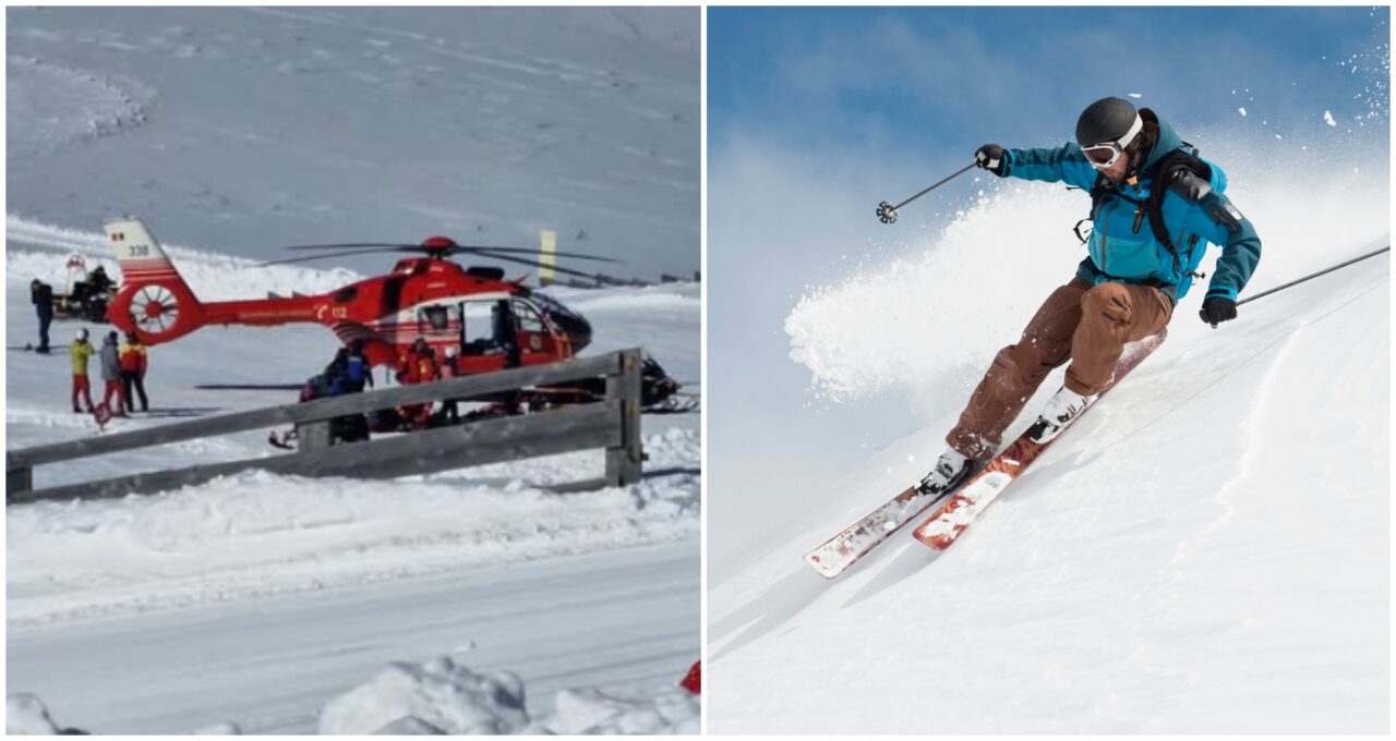 Fenomenul „bombardierilor” de pe pârtia de schi. Un bărbat aflat pe jet ski a spulberat o femeie în Sinaia la cota 2000