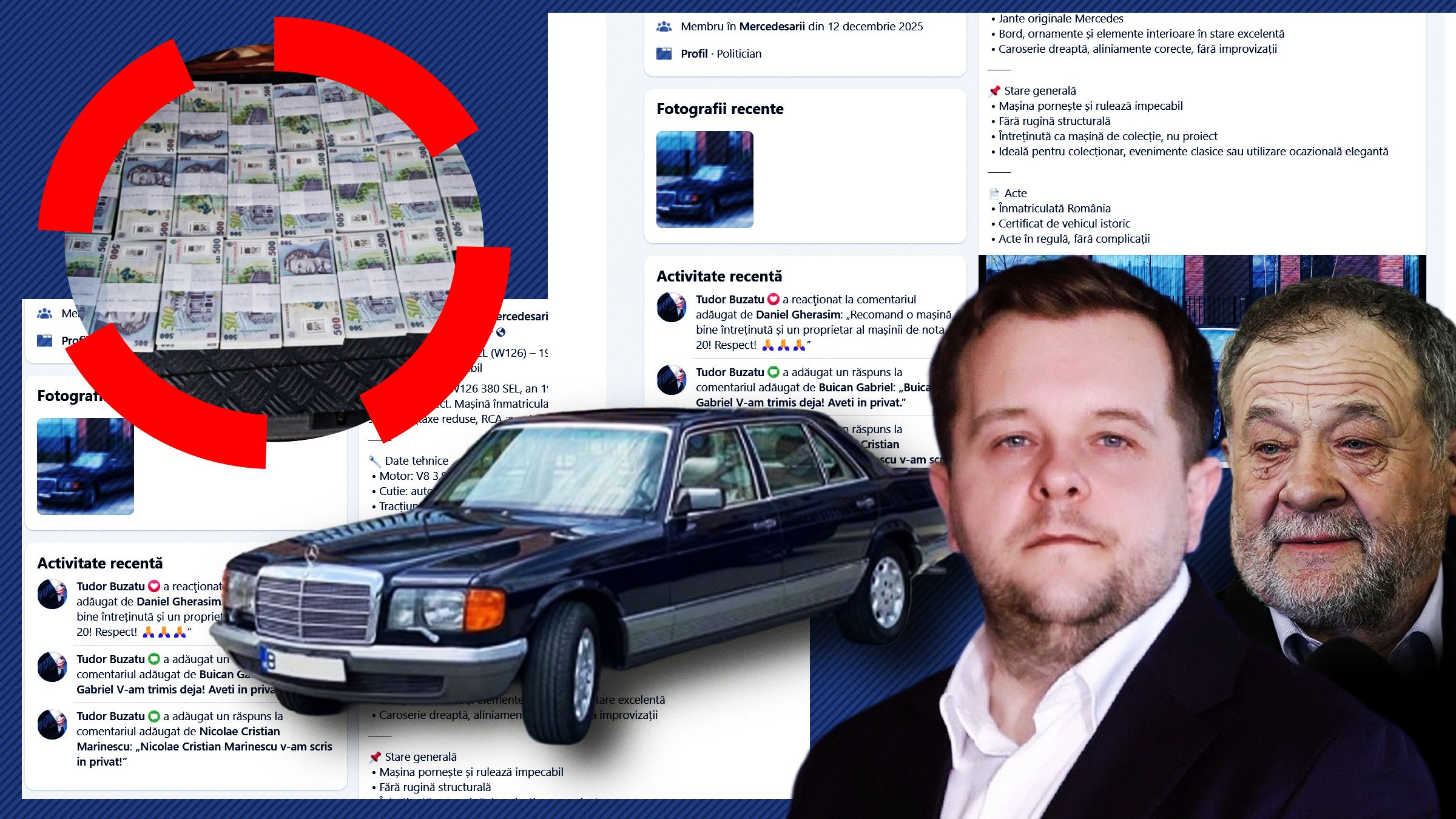 Mașina de epocă a fiului „baronului de Vaslui” scoasă la vânzare