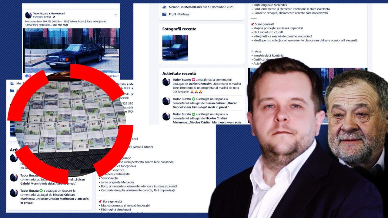 Mașina lui Dumitru Buzatu, în care a fost prins de DNA cu 1,25 milioane de euro în portbagaj, a fost scoasă la vânzare. Care e prețul cerut de fiul fostului „baron de Vaslui”