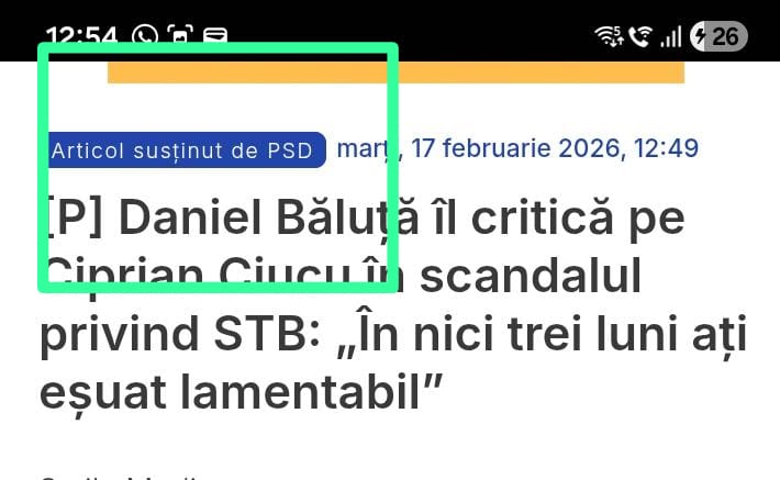 Ciucu îi răspunde lui Băluţă, după ce a fost acuzat că face figuraţie pe facebook: „Alt mare bărbat politic”