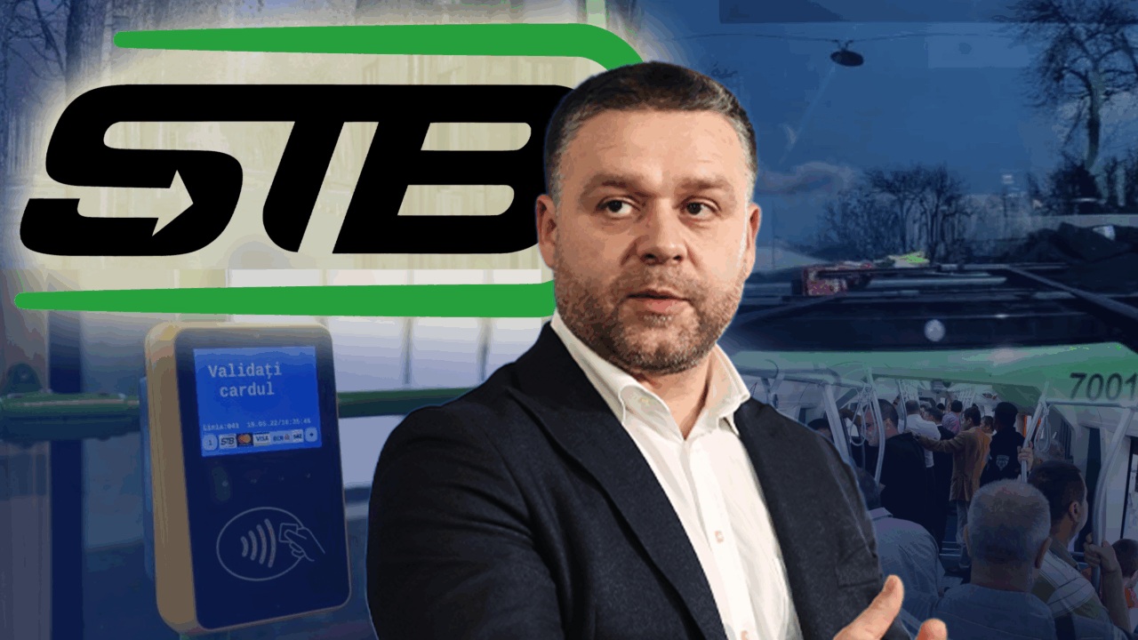 Ciprian Ciucu, în drum spre muncă, transmite un mesaj pentru şoferii şi vatmanii STB: „Am vrut să văd cu ce se învârte roata”