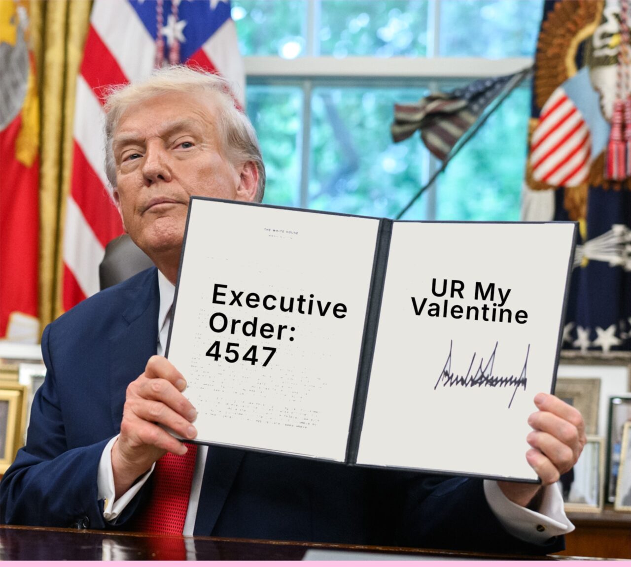 Casa Albă face din Ziua Îndrăgostiților un meme politic, cu felicitări ce combină iubirea cu obsesia pentru Groenlanda și capturarea lui Maduro