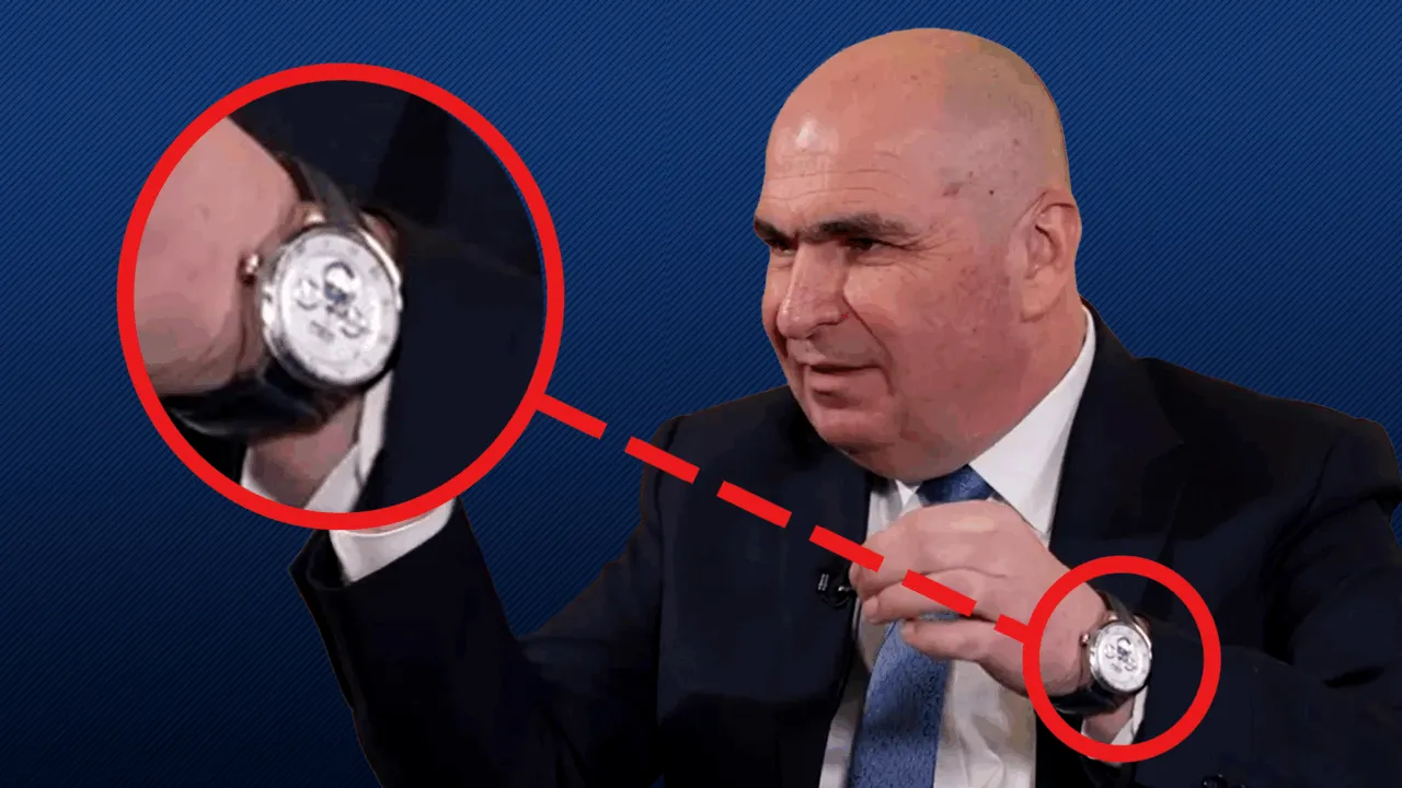FOTO. Cum arată celebrul ceas al premierului Ilie Bolojan