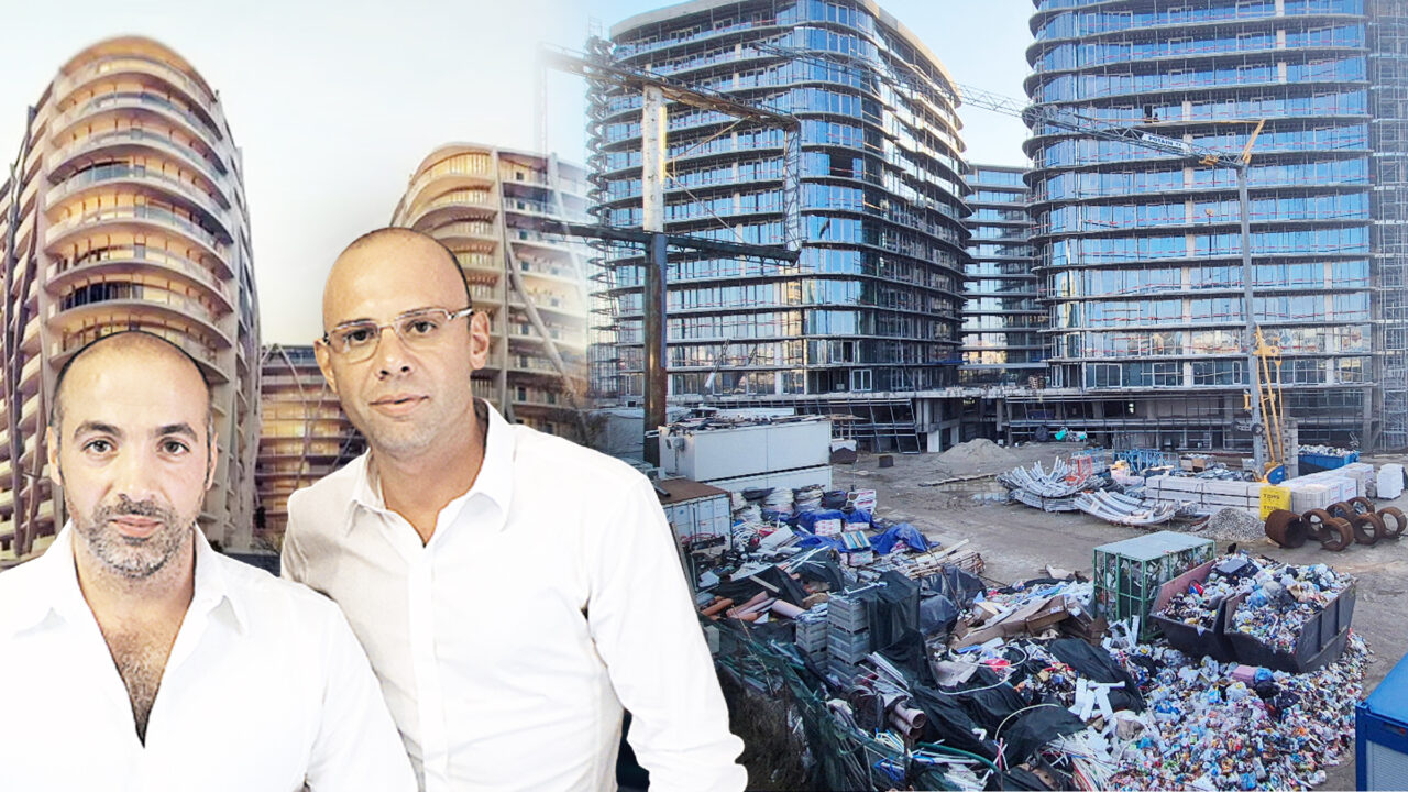 Zac gunoaiele pe șantierul „Elie Saab Towers”, cel mai umflat proiect imobiliar din București. Blocurile construite de afaceriștii care au „otrăvit” Popești-Leordeni cu dejecții au nevoie de altă autorizație. „La fața locului nu se găsește ce era prevăzut în documente”