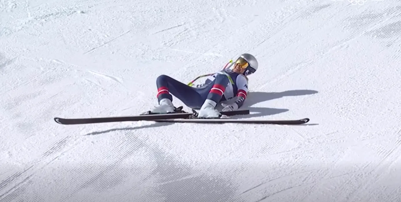 Lindsey Vonn, căzătură teribilă la JO 2026