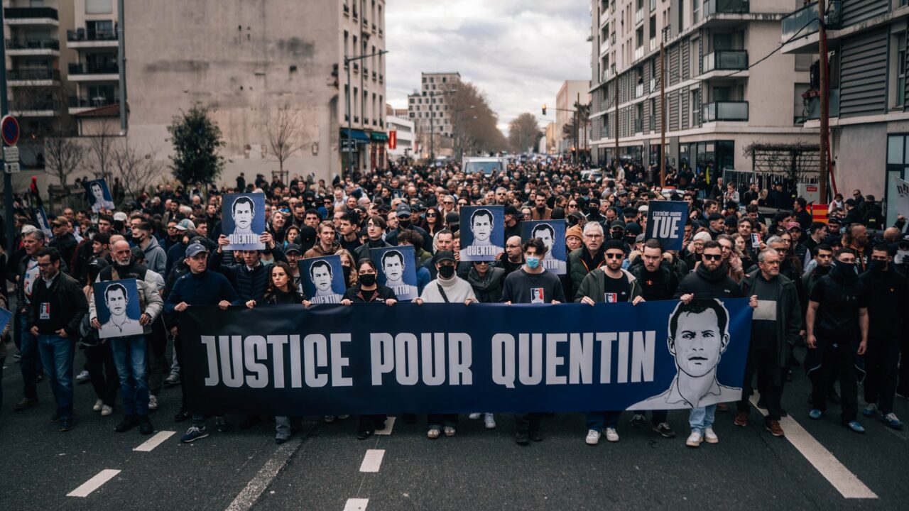 Mii de francezi au mărșăluit la Lyon pentru a cere dreptate în cazul uciderii unui activist naționalist de către socialiști radicali