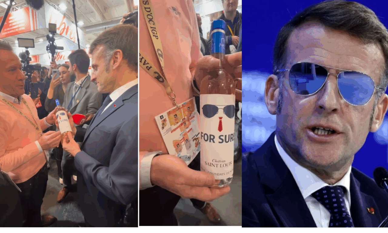 De la ochelari de soare la „vinul franțuzesc”: Macron devine viral pe social media