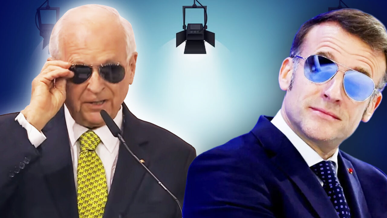 Ochelarii lui Macron au ajuns și la Conferința de la Munchen. Cum a fost ironizat președintele francez. „Ce s-a întâmplat la Davos, nu trebuie să rămână la Davos“