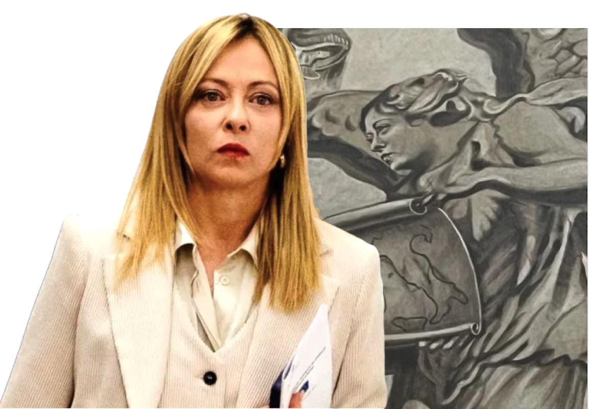 Anchetă în Italia după ce o frescă restaurată din Roma ar înfățișa un înger cu chipul Giorgiei Meloni. Cum se apără artistul care a făcut lucrarea