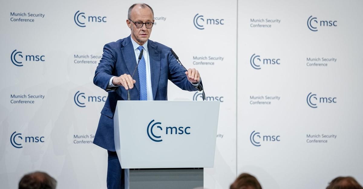 „Nu vreau să vă pierd”, le spune Merz, din Germania, statelor balcanice care vor să adere la UE. „Cineva este împotrivă, dar trebuie să depășim asta“