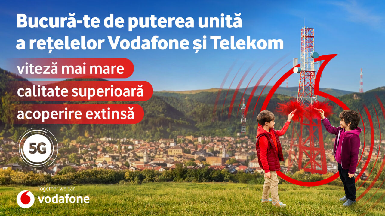 Oxygen semnează „Pentru un viitor mai bun. Împreună” – campania care unește puterea rețelelor Vodafone și Telekom