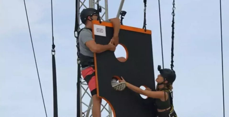 Andrei Niculae și Claudia Cîrjan, emoții uriașe la proba de cuplu de la Power Couple