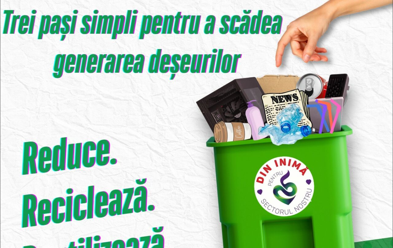 (P) Primăria Sector 5, prin Serviciul Salubrizare, recomandă reciclarea prin abordare holistică