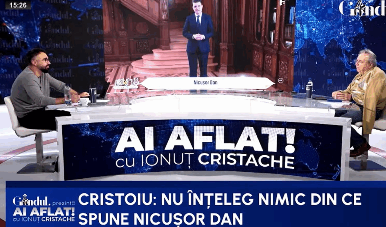 Cristoiu, după momentul Neatza cu Răzvan și Dani: Nicușor Dan nu are nicio legătură cu funcția de președinte/E emisiune de chiloțăreală