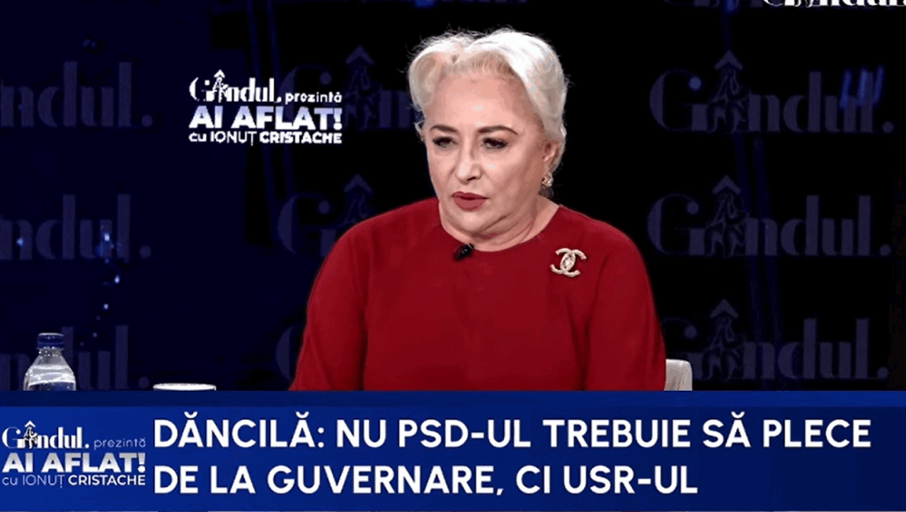 Dăncilă, sfaturi pentru PSD: Este foarte bun programul de solidaritate al PSD, dar nu e de ajuns/Trebuie să scoată USR de la guvernare