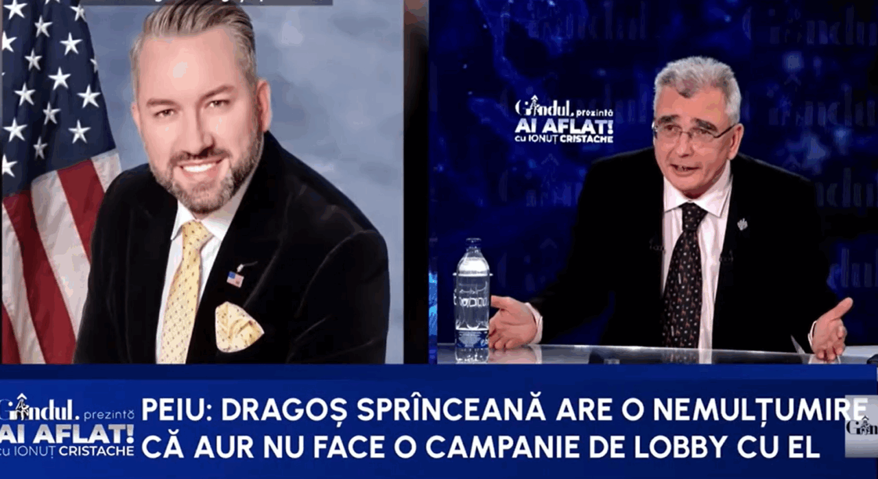 Petrișor Peiu: Sprînceană este nemulțumit de AUR pentru că nu vrem să facem lobby în SUA prin el/A vrut să candideze la AUR/După, ne-a spus că nu-l mai lasă soția