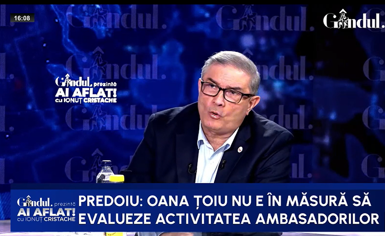 Critica lui Silviu Predoiu asupra schimbării ambasadorilor
