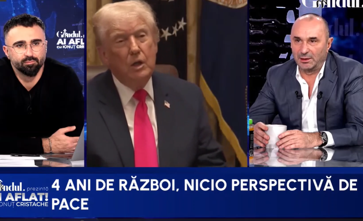 Trump joacă la două capete, și cu rușii și cu ucrainenii. Marius Tucă: Până la alegerile din America se va semna o pace