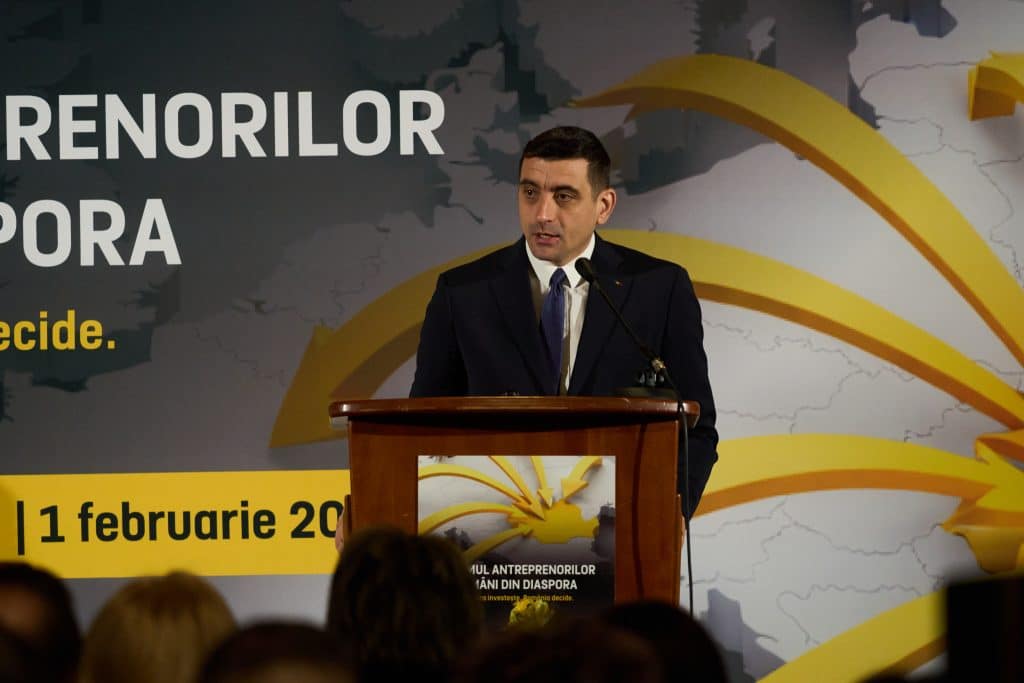 Mesajul lui Simion către antreprenorii români: „Trebuie să avem Ministerul de Externe și de Comerț Exterior”
