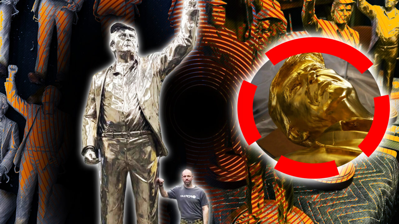 „Don Colossus”: Lumea cripto i-a ridicat o statuie de aur lui Trump. Ce înălțime are, cât a costat și unde va fi instalată