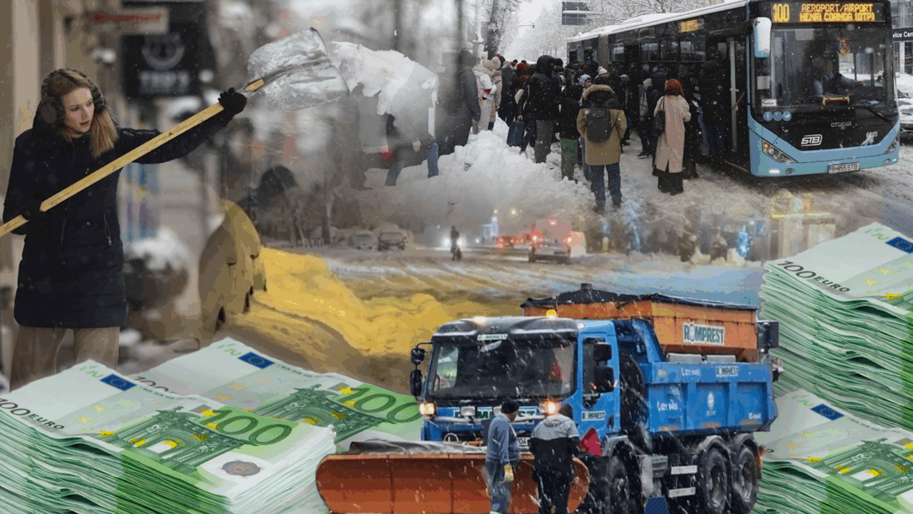 Iarna lui 2026, o mină de aur pentru firmele de curăţenie şi deszăpezire. Profit istoric de 1 miliard de lei, în vreme ce bucureștenii se luptă cu nămeții ca în Siberia, la o săptămână după ninsoarea care a paralizat Capitala