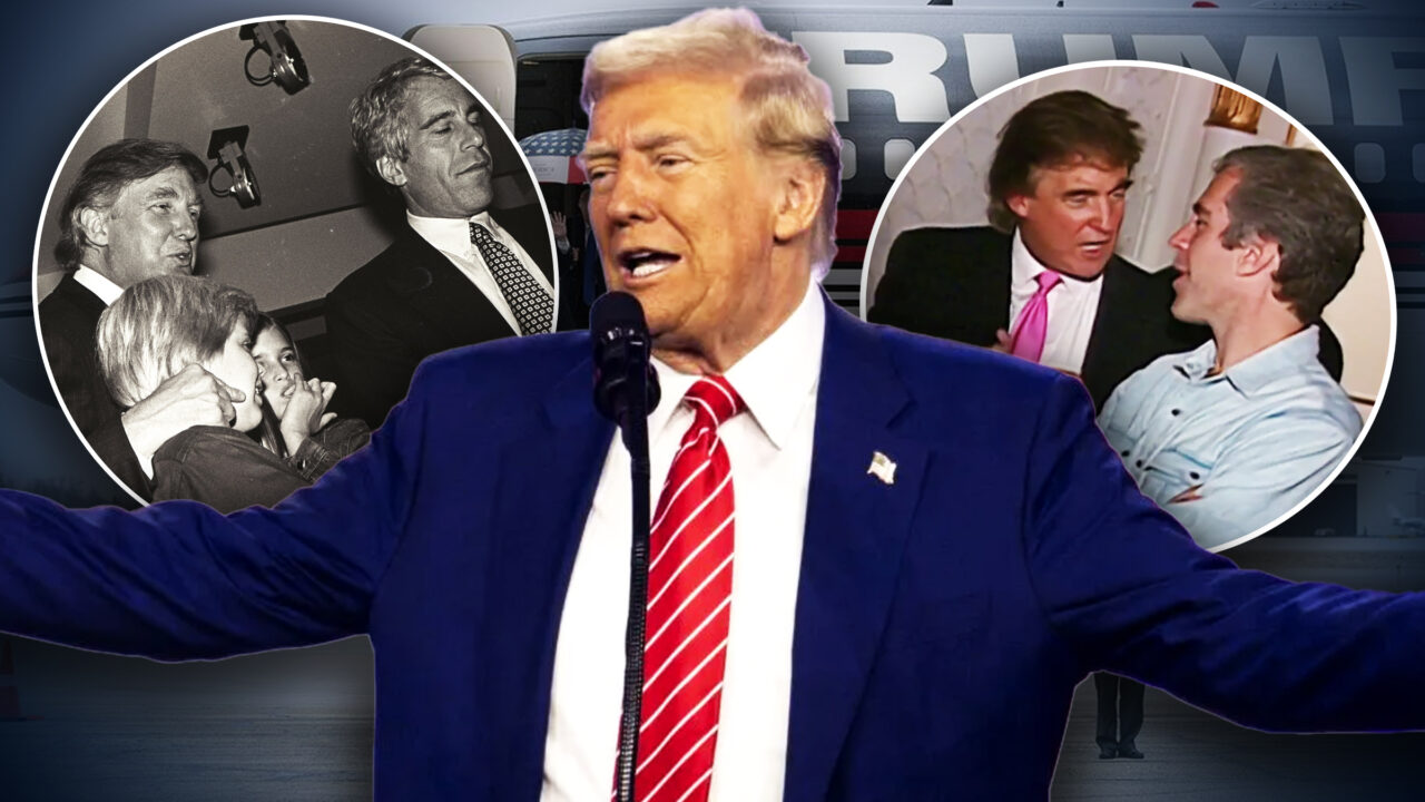 Donald Trump „zice din avion” că documentele din dosarul Epstein îi sunt favorabile și promite răzbunare dușmanilor politici