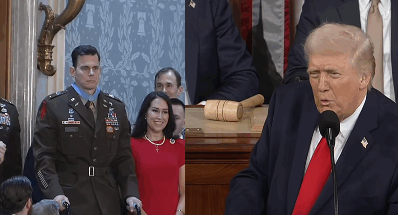 Pilotul rănit în capturarea lui Maduro a primit Medalia de Onoare în timpul discursului lui Trump în fața Congresului