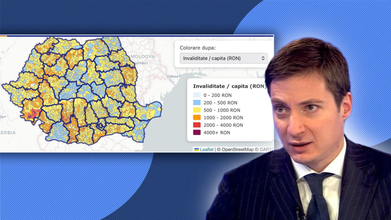Andrei Caramitru prezintă harta „fraudei și hoției”. “Avem 1,4 milioane de oameni care cică pe hârtie ar avea «handicap»”. Care sunt județele “campioane”