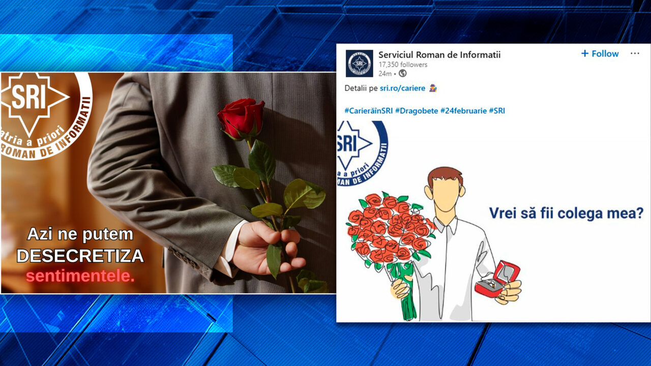 SRI, glume de Dragobete pe rețelele de socializare: ”Azi ne putem desecretiza sentimentele”. Comentatorii au reacționat imediat: ”Ședința CSAT din 2024 când o desecretizați?”