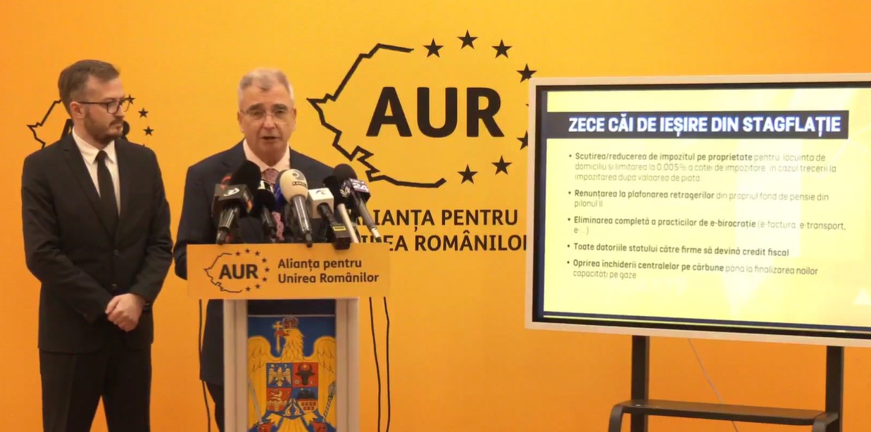 Planul economistului AUR de a scoate România din criză: „Zece căi de ieșire din stagflație”