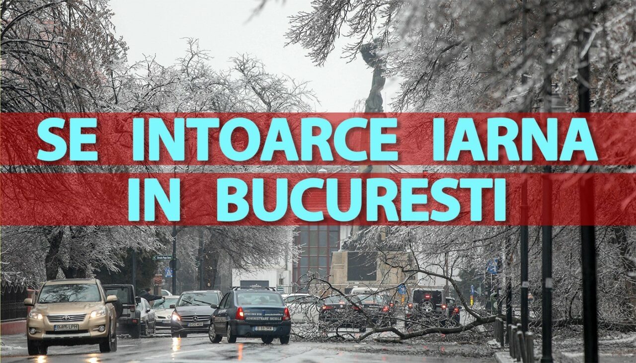 Pe ce dată se întoarce iarna în București. Meteorologii Accuweather au modificat prognoza pentru toată România