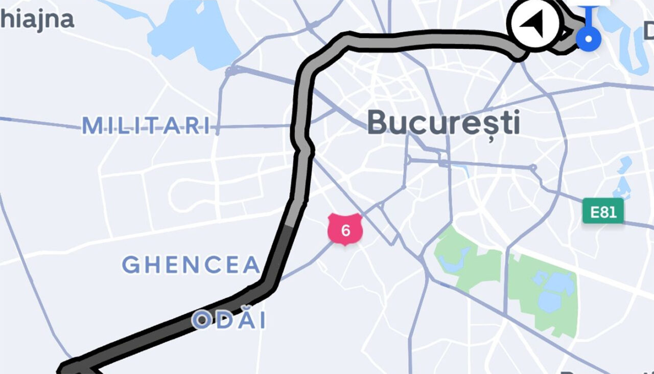 Cât a plătit un client Uber, pentru o cursă de 23 km, din București în Măgurele