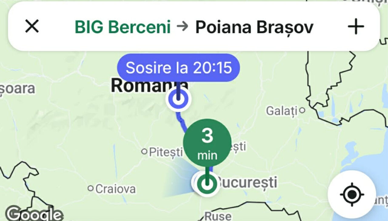 Un client a comandat un BOLT din București în Poiana Brașov. Cât a plătit pentru cursa de 191 km