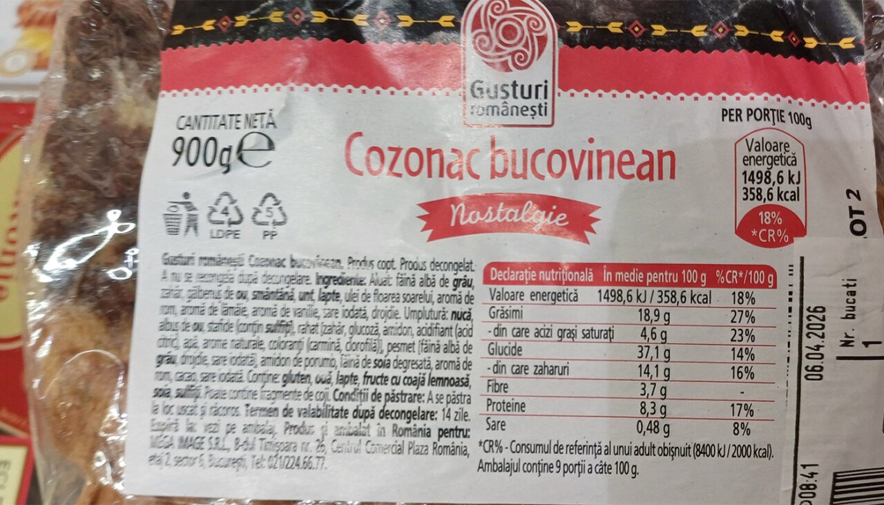 Ireal cât costă un cozonac în Mega Image. Reacția APC România: „De Paște vom avea prețuri de coșmar”