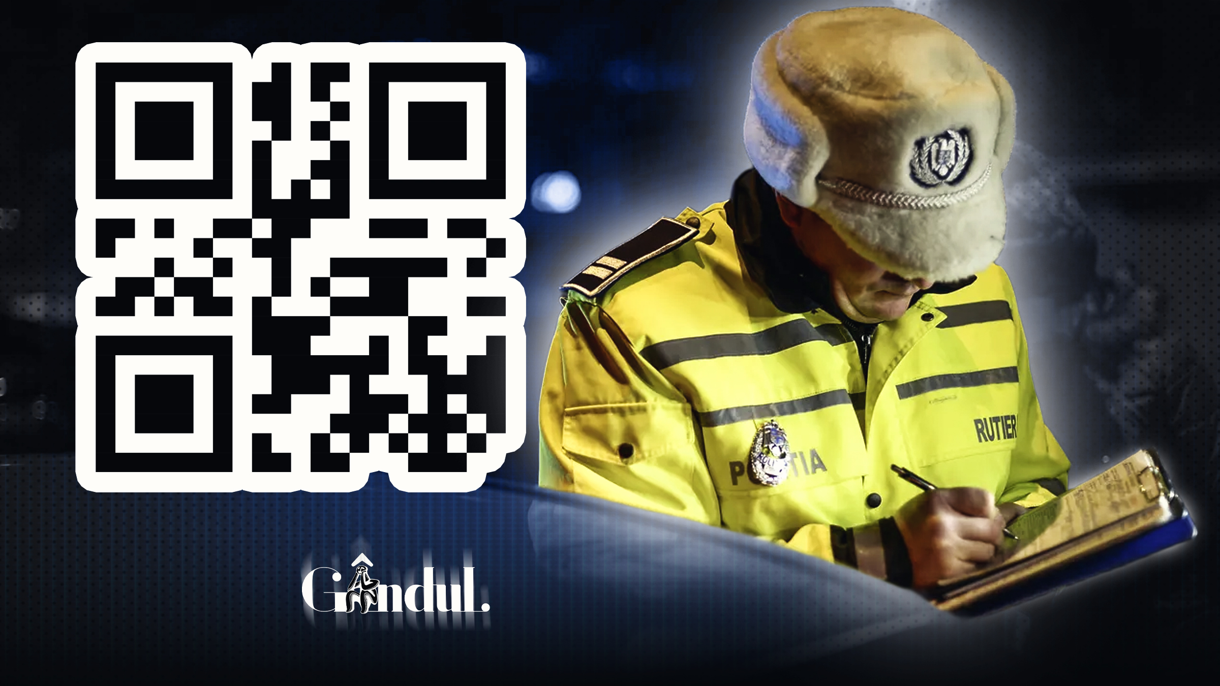 Amenzi de circulație plătite prin cod QR