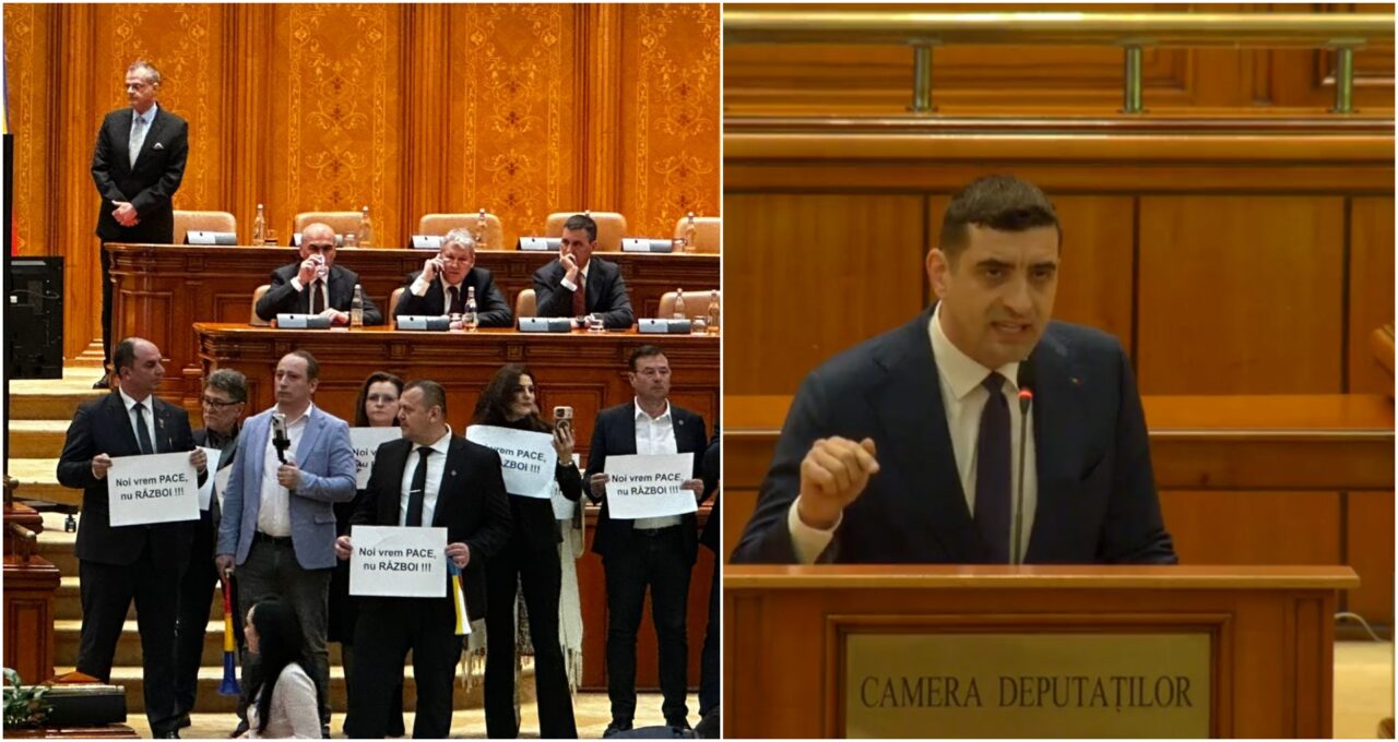 Scandal la votul pe dislocarea de forțe militare SUA pe teritoriul României: „Mințiți!”. AUR a adus vuvuzele și fluiere. Simion: „AUR nu votează”