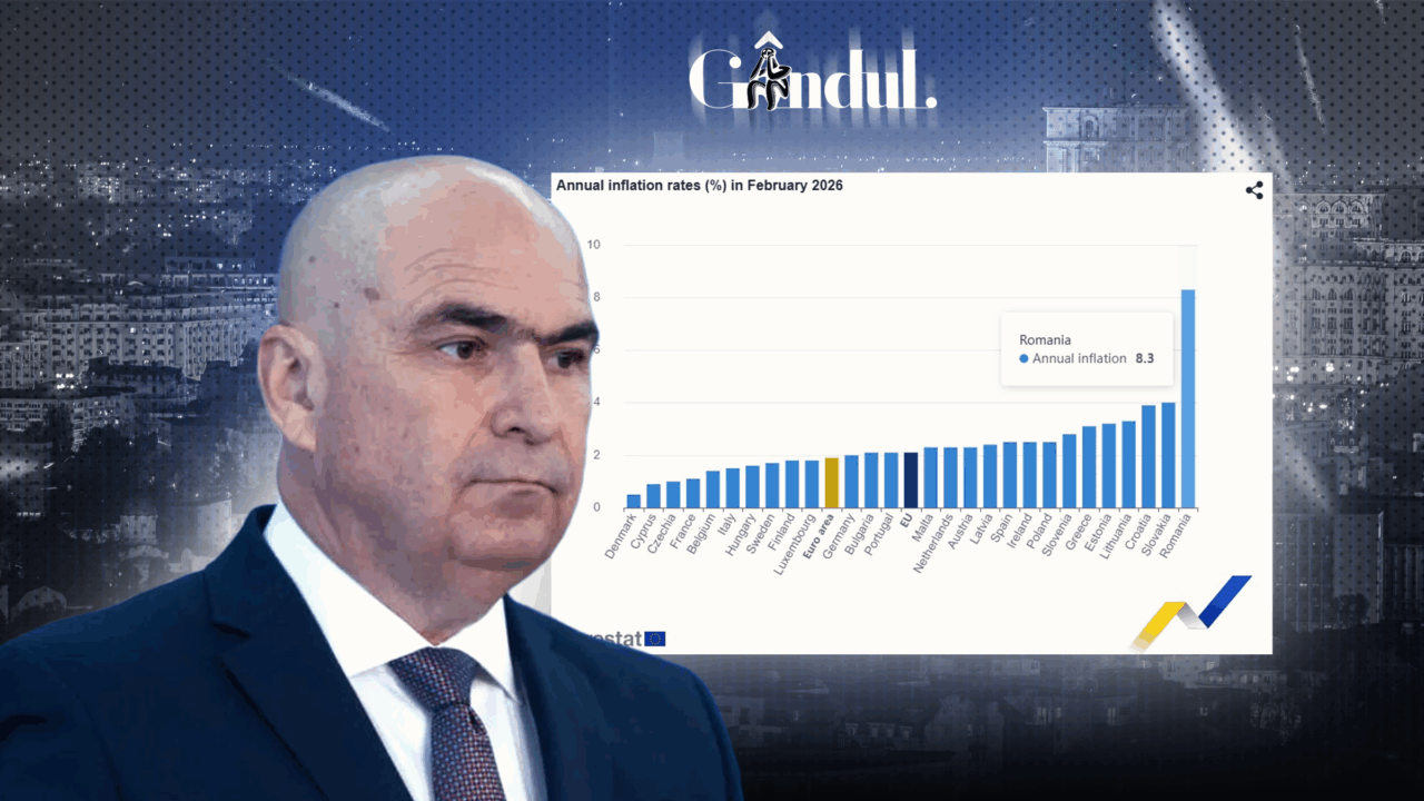 Datele Eurostat confirmă un nou record marca Bolojan. România este în continuare țara cu cea mai mare inflație din Uniunea Europeană