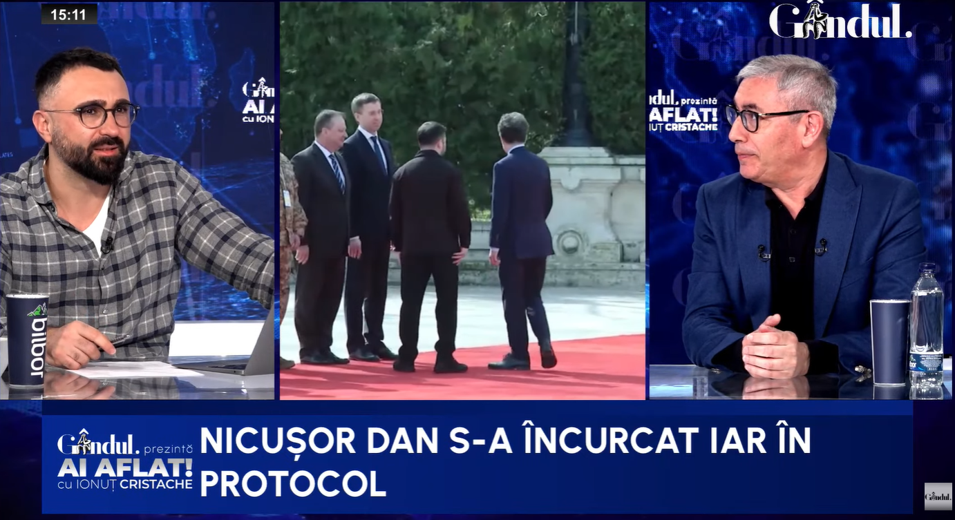 Gafele de protocol ale lui Nicușor Dan