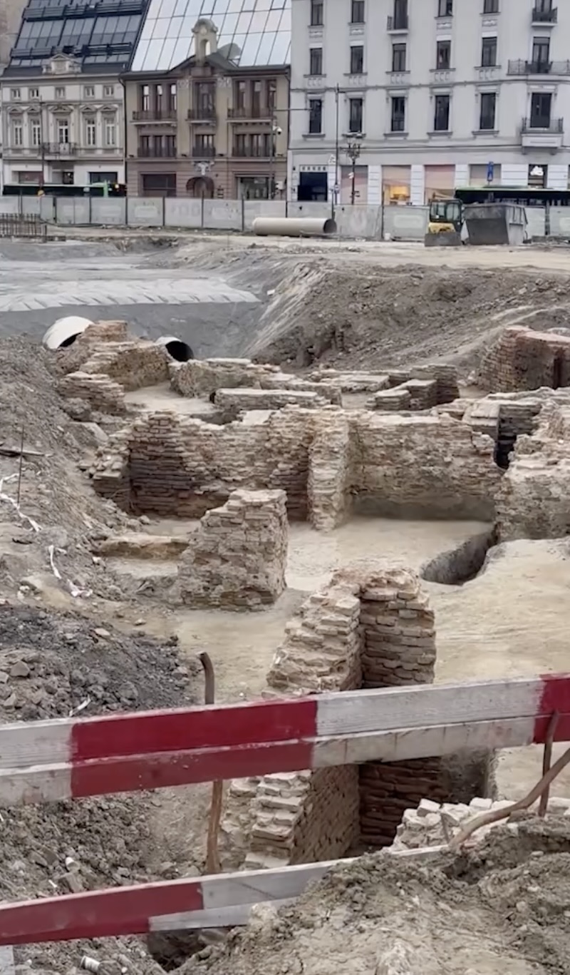 Secretele săpăturilor din Piața Unirii