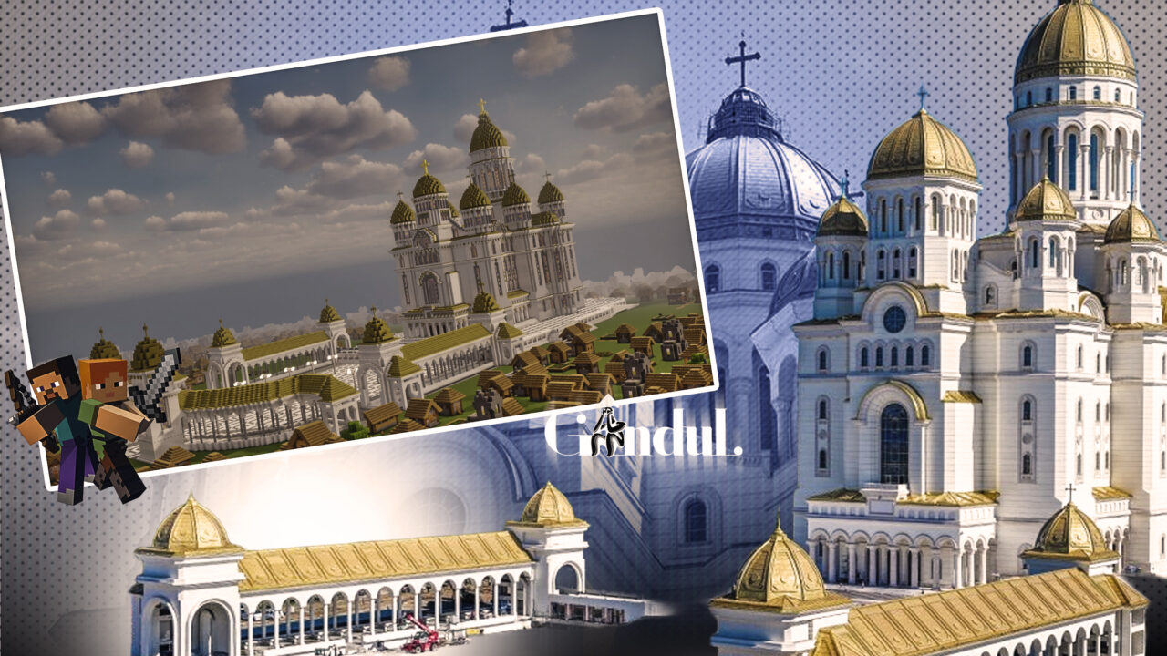 Catedrala Națională a ajuns în universul jocului Minecraft, unul dintre cele mai populare jocuri video din istorie. Ce a spus Biserica