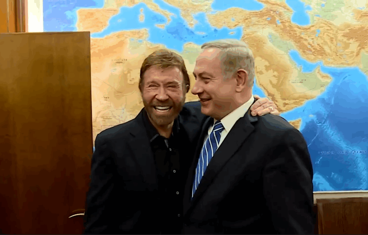 Ce spunea Chuck Norris despre Benjamin Netanyahu în urmă cu 11 ani: „Este un tip dur”