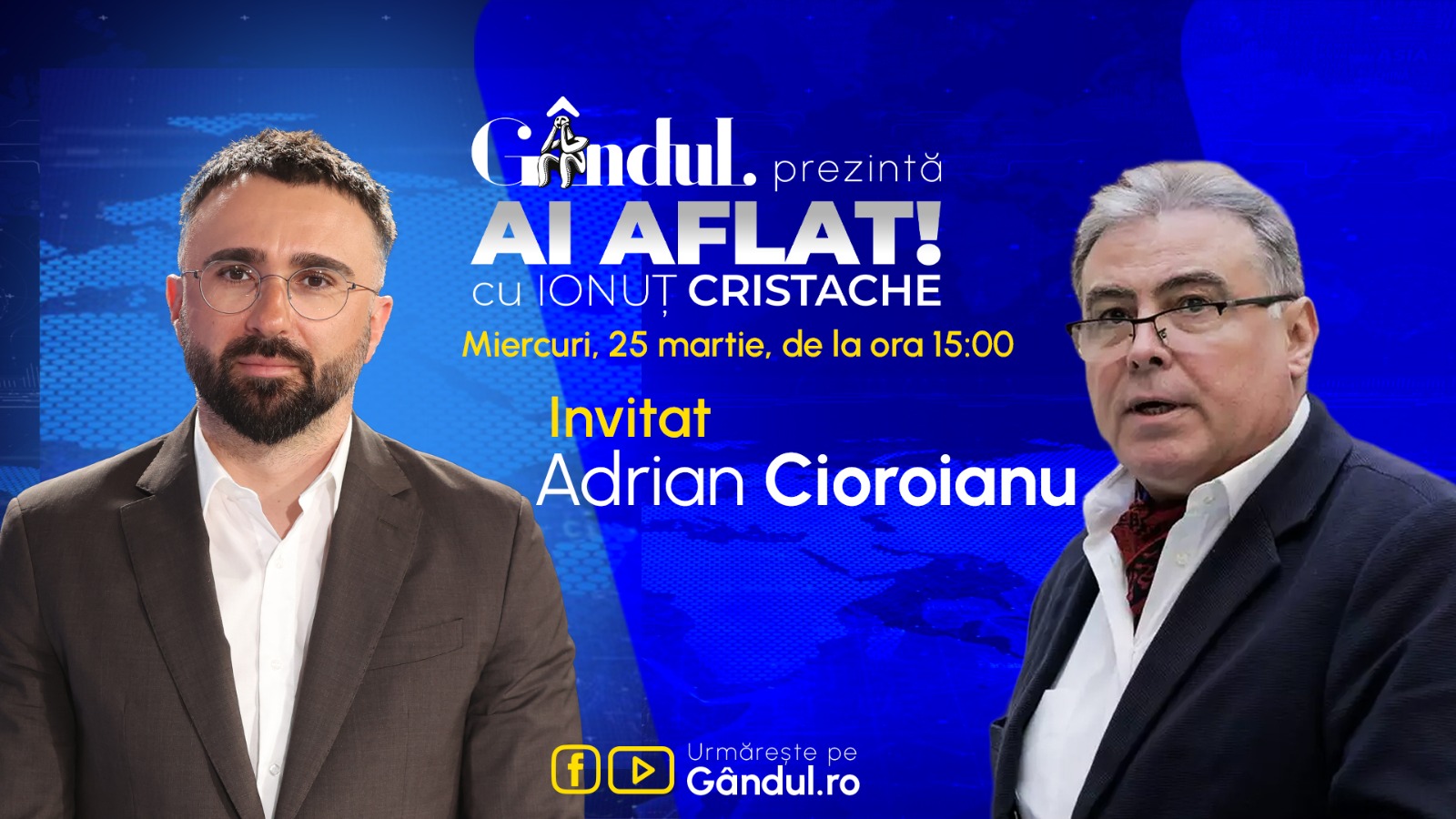 Marius Tucă Show cu Dan Dungaciu pe Gândul