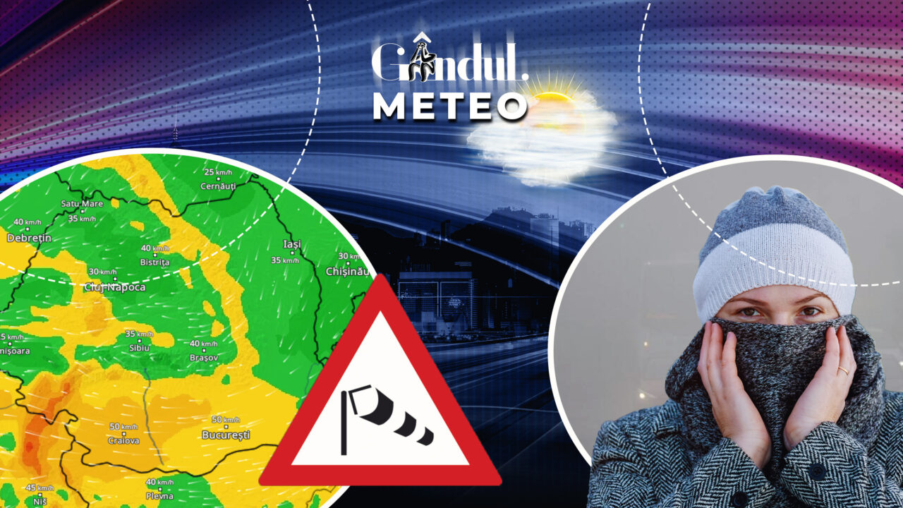 Iarna refuză să plece din România. În ce regiuni vor fi minus 7 grade. Este și cod galben de vânt. Prognoză de ultimă oră de la ANM, pentru Gândul