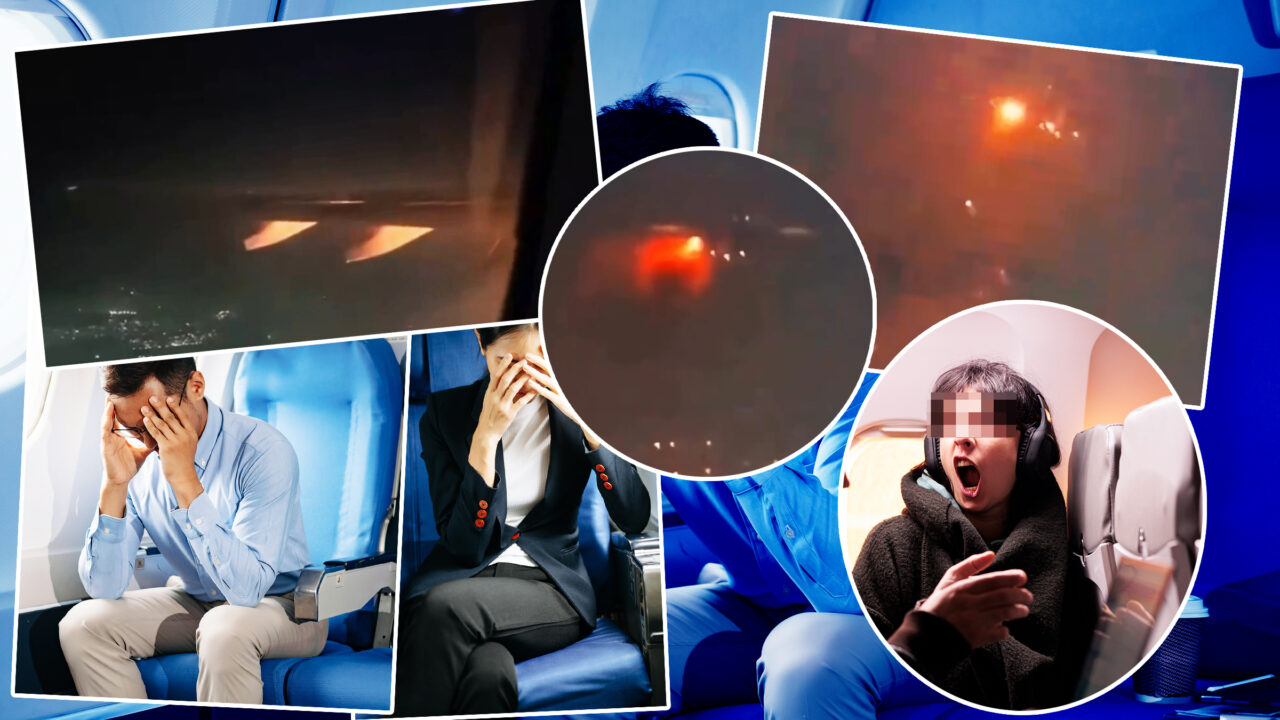 Momente de groază pentru pasagerii unui avion. Un motor a luat foc imediat după ce aeoronava a decolat