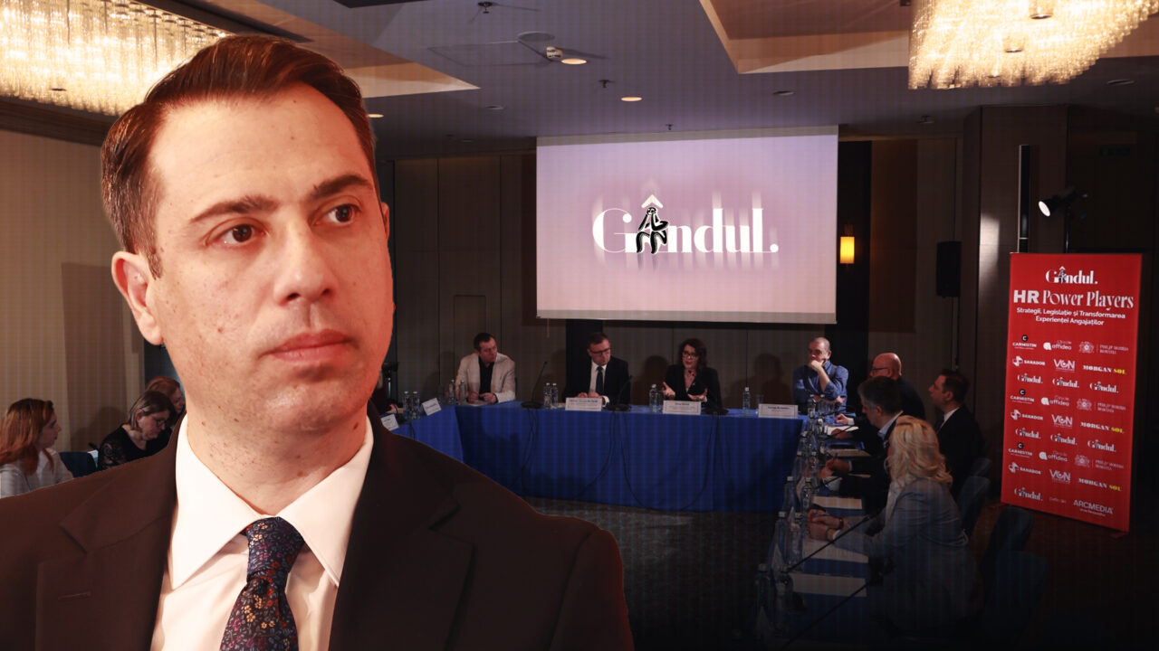 Costin Tudor, CEO Undelucram.ro, la Conferința Gândul „HR Power Players”: Piața muncii este într-o perioadă de așteptare”